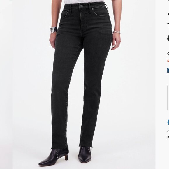 Madewell Petite Curvy Stovepipe Jean - Picture 5 of 9